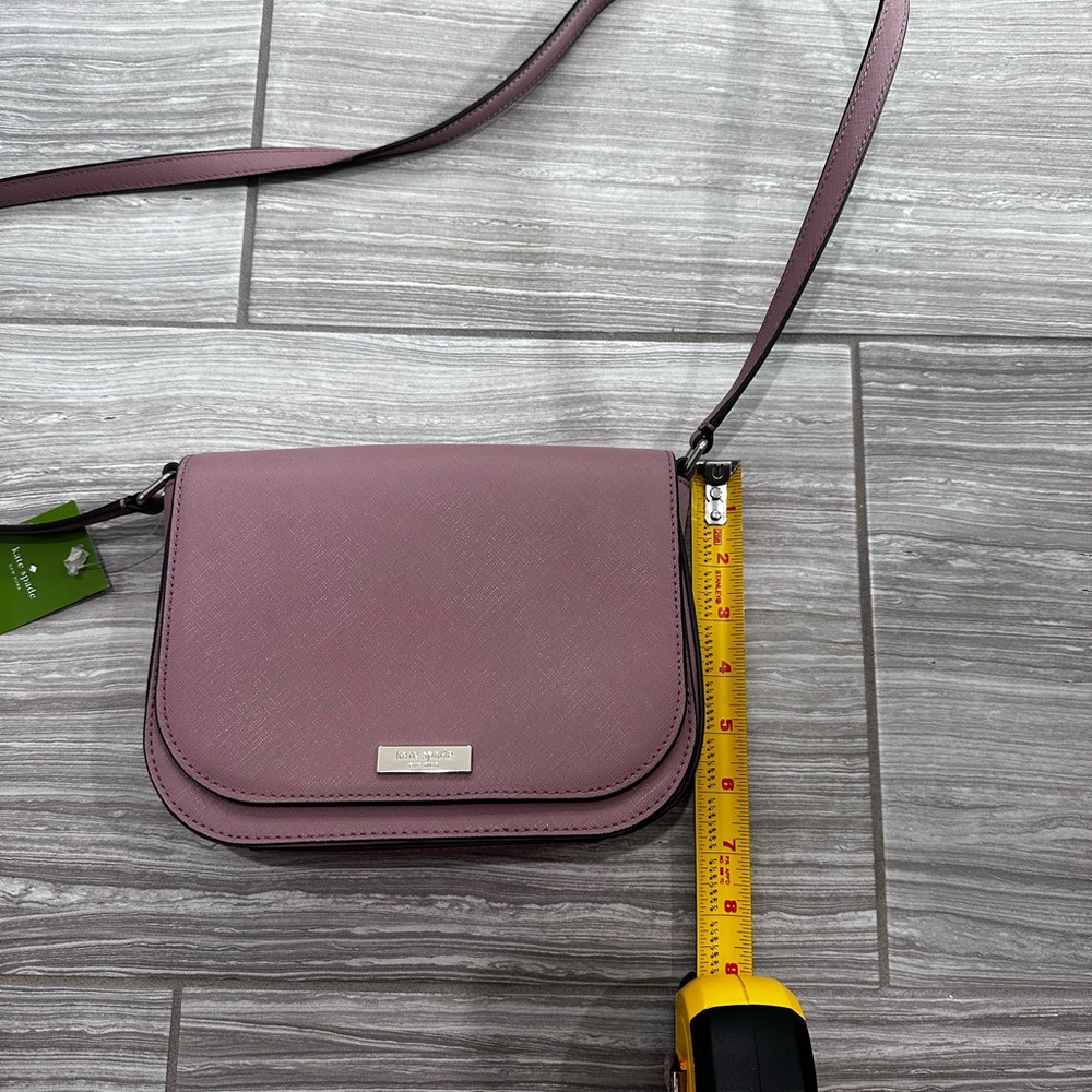 Kate Spade Laurel Way Large Carsen crossbody bag & Bitsy wallet Dusty Peony NWT - Picture 11 of 14